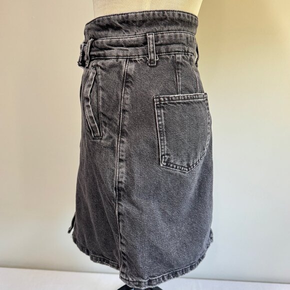 PILCRO AND THE LETTERPRESS Black Denim Miniskirt - Picture 3 of 10